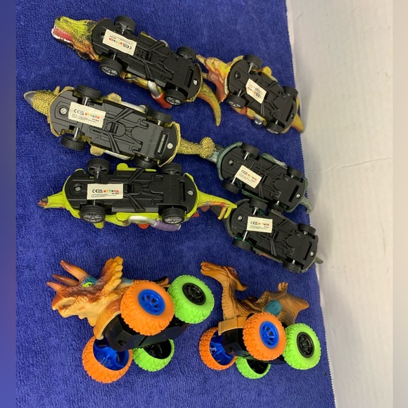 Kids Pull-Back Dinosaur Car Toy Dinosaur Party Favor Game Dino Toy Birthday Gift - Picture 7 of 10